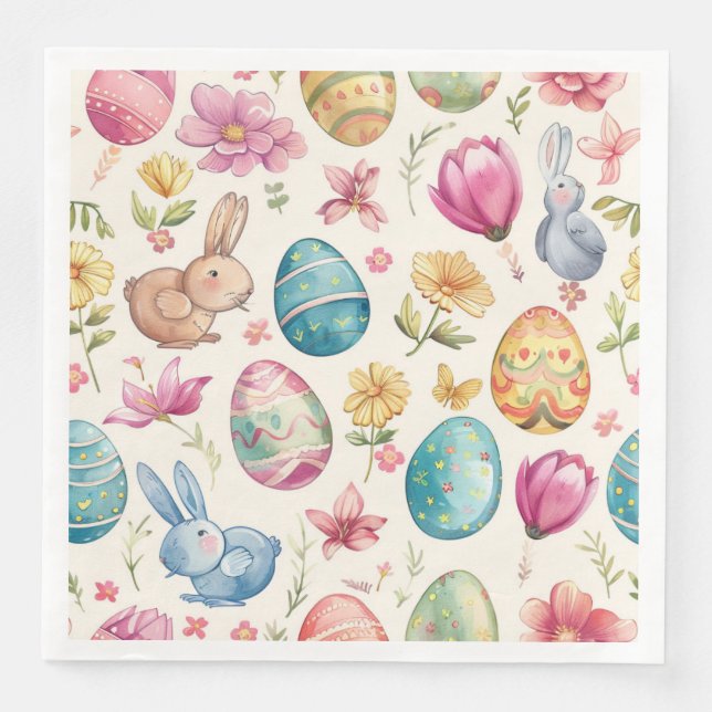 Spring Bloom Easter 6 Napkin (Front)