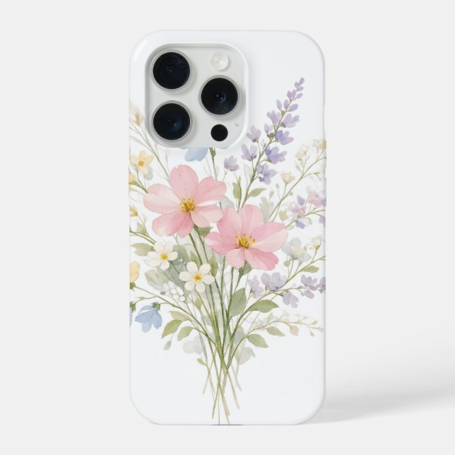 Spring Bloom Phone Case Floral Aesthetic (Back)