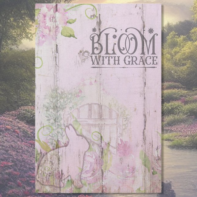 Spring Bloom w/Grace Floral Bunny Tissue Paper (Creator Uploaded)