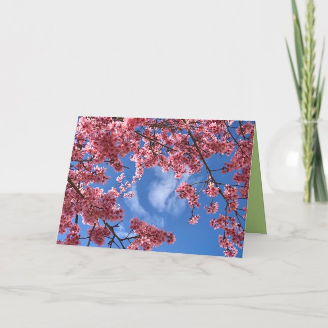 Spring Blooms Greeting Card (Front)