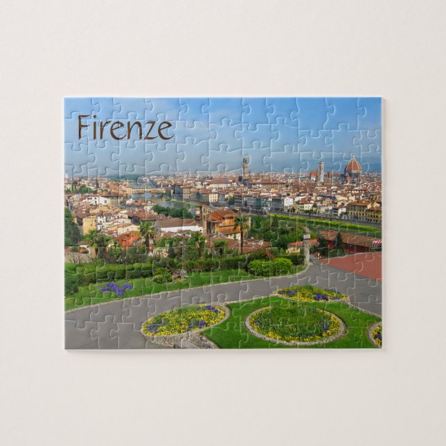 Spring blooms in Florence Jigsaw Puzzle (Horizontal)