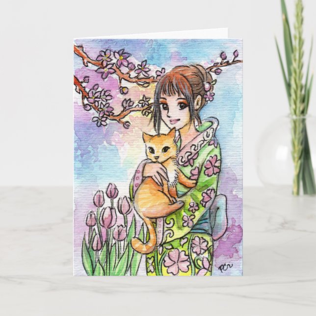 Spring Blossom Card (Front)