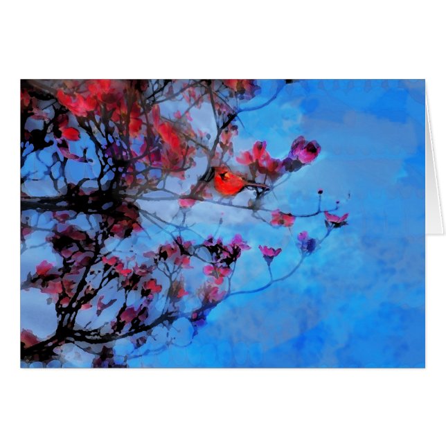 Spring blossom , card (Front Horizontal)