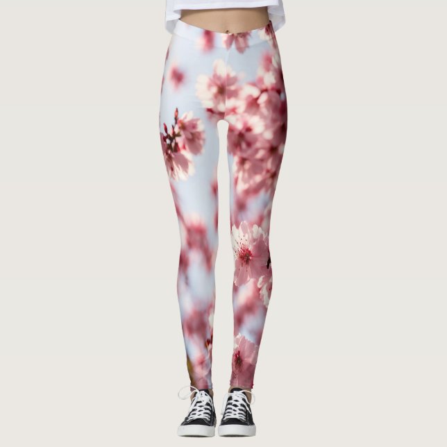 Spring Blossom Delight Leggings (Front)