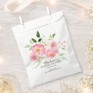 Spring Blossom Floral Bridal Shower Favour Bags