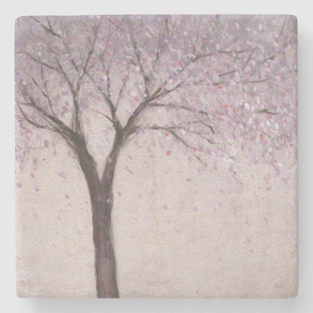 Spring Blossom II Stone Coaster (Front)