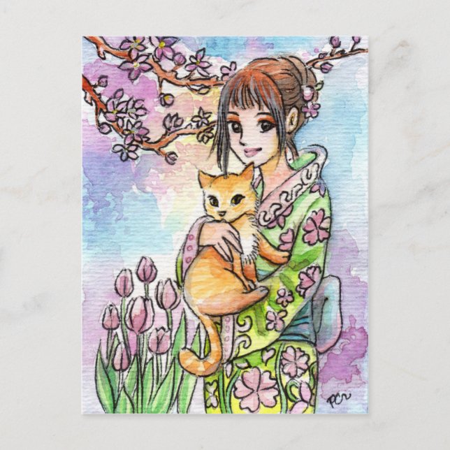 Spring Blossom Postcard (Front)