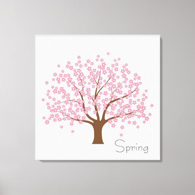 Spring Blossom Tree Canvas Print (Front)
