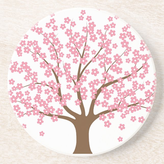 Spring Blossom Tree Coaster (Front)