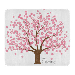 Spring Blossom Tree Cutting Board