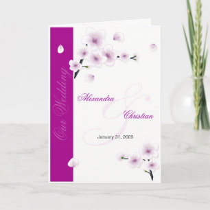 Spring Blossom Wedding Invitation Announcement 2