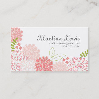 Spring Blossoms Calling Card