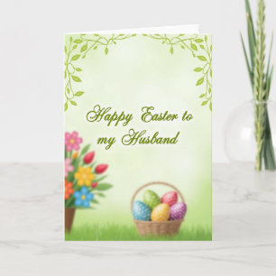 Spring Blossoms Easter Card