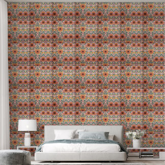 Spring Blossoms Floral Pattern Curtain & Wallpaper