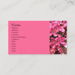 Spring Blossoms Flower Photography Business Card