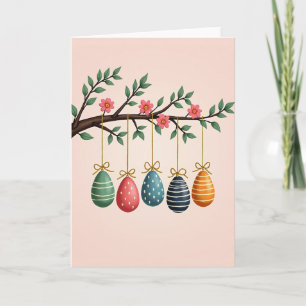 Spring Blossoms Hanging Ornament Card