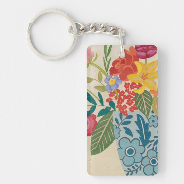 Spring Blossoms I Key Ring (Front)