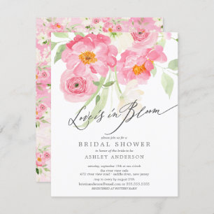 Spring Blossoms Love Is In Bloom Invitation