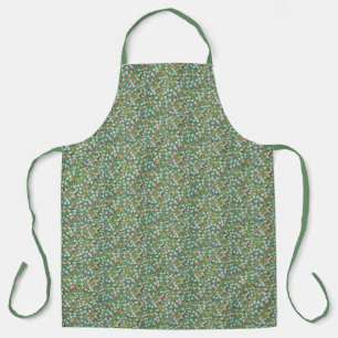 Spring blossoms vintage pattern background apron