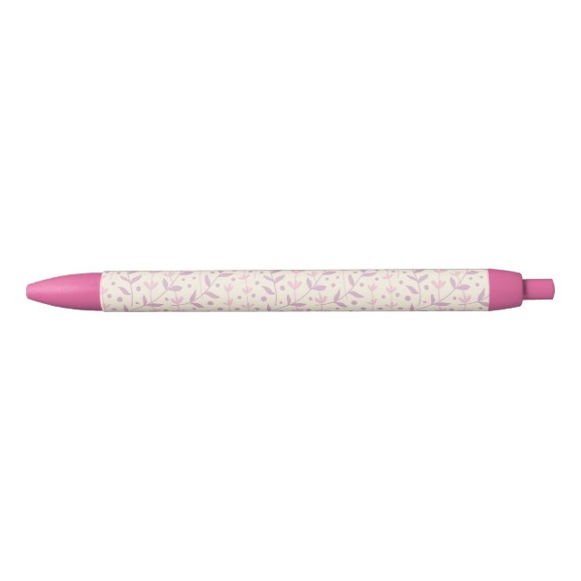 Spring Blush Meadow Branches Blue Ink Pen (Front)