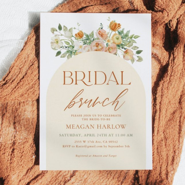 Spring Boho Floral Bridal Brunch Invitation (Creator Uploaded)