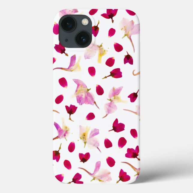 Spring Botanical Wildflowers Petal Blossoms Case-Mate iPhone Case (Back)