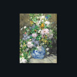 Spring Bouquet, 1866 by Pierre-Auguste Renoir Canvas Print<br><div class="desc">Pierre-Auguste Renoir - Spring Bouquet,  1866. Pierre-Auguste Renoir was a French artist who was a leading painter in the development of the Impressionist style.</div>