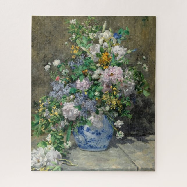 Spring Bouquet by Pierre-Auguste Renoir Jigsaw Puzzle (Vertical)