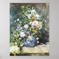 Spring Bouquet by Pierre Renoir, Vintage Flowers