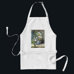 Spring Bouquet by Pierre Renoir, Vintage Flowers Standard Apron<br><div class="desc">Spring Bouquet (1866) by Pierre Renoir is a vintage floral fine art still life impressionism painting. A bouquet of beautiful blooming spring flowers from the garden in a blue vase. About the artist: Pierre-Auguste Renoir (1841-1919) was a leading painter in the development of the Impressionist style. Renoir's paintings are noteable...</div>
