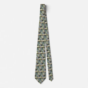 Spring Bouquet by Pierre Renoir, Vintage Flowers Tie