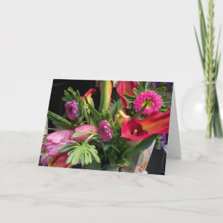 Spring Bouquet Card