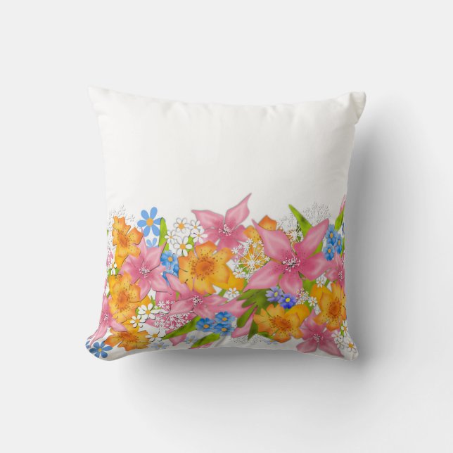 Spring bouquet cushion (Front)
