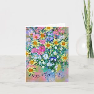 Spring Bouquet custom Mother's day Card