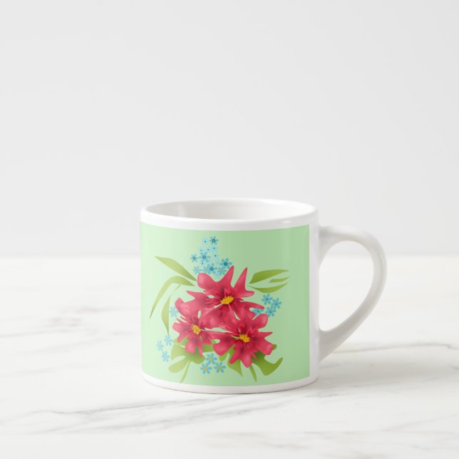 Spring bouquet espresso cup (Right)