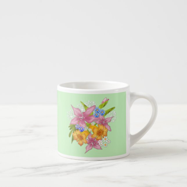 Spring bouquet espresso cup (Right)