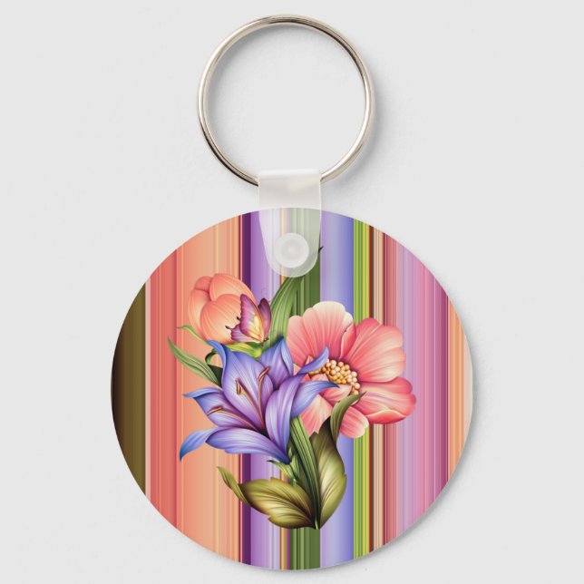 Spring Bouquet Key Ring (Front)