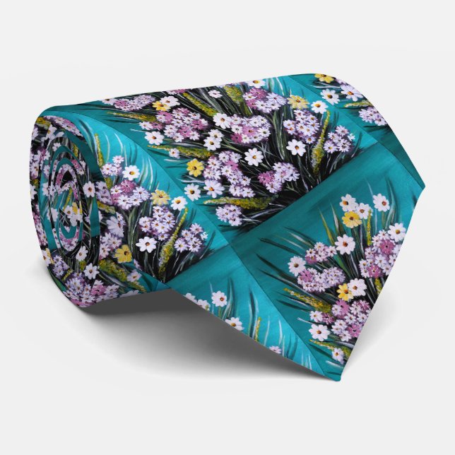 Spring Bouquet Painting by Alfred Fox Tie (Rolled)