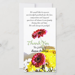 Spring Bouquet Sympathy Thank You 1