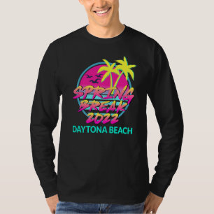 Spring Break 2022 Daytona Beach Retro 80s Vintage T-Shirt