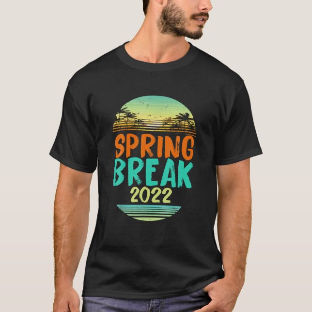 Spring Break 2022 Family Tee Spring Break Sunset 2 (Front)