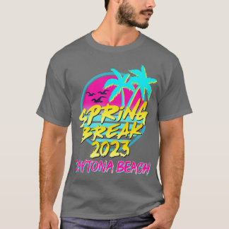 Spring Break 2023 Florida 80s Retro Vintage Dayton T-Shirt