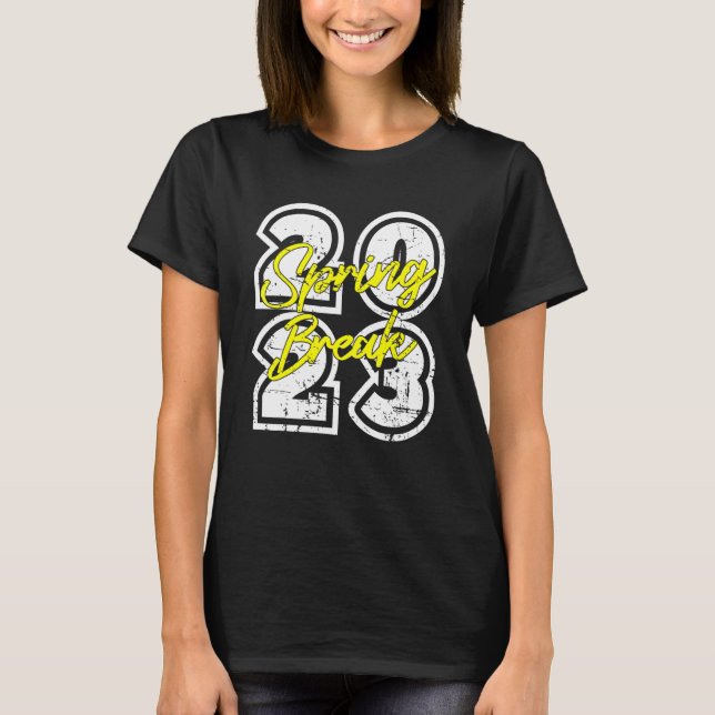 Spring Break 2023 Graphic Design T-Shirt (Front)