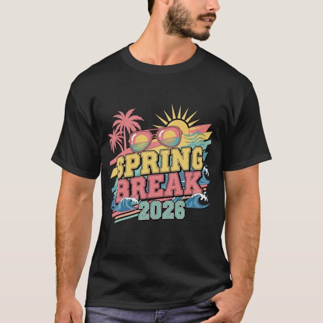 Spring Break 2026 Beach Party Vintage Shirt (Front)