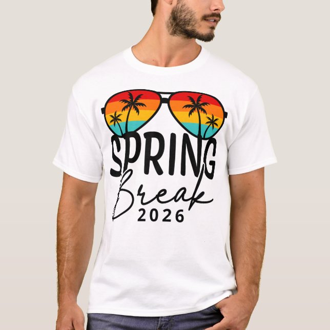 Spring Break 2026 Shirt – Beach Party Vacation Tri (Front)