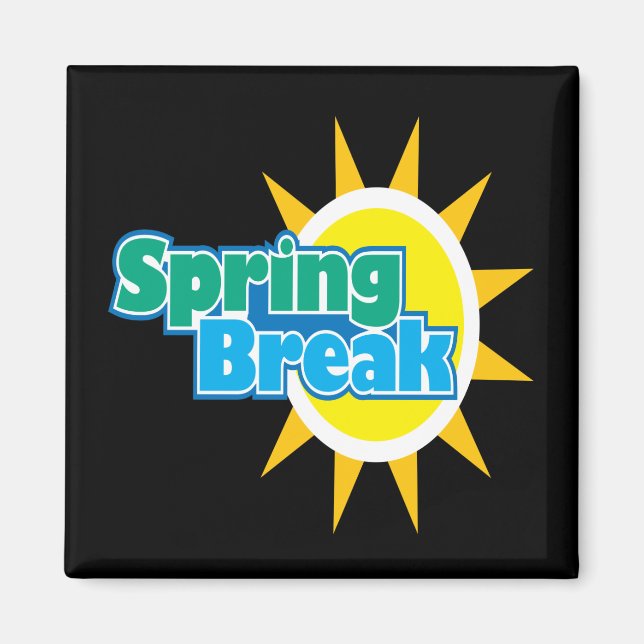 Spring Break 4 Magnet (Front)