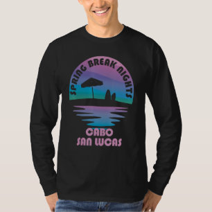 Spring Break Cabo San Luca Sunset Vintage Matching T-Shirt