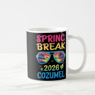 Spring Break Cozumel 2026 Vacation Trip Sungles  Coffee Mug