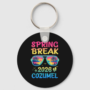 Spring Break Cozumel 2026 Vacation Trip Sungles Key Ring
