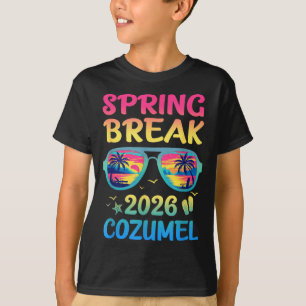 Spring Break Cozumel 2026 Vacation Trip Sungles  T-Shirt